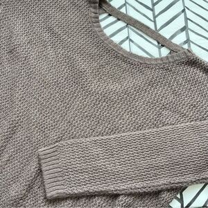 Dry Goods // Don't Ask Why Brown Knit Sweater